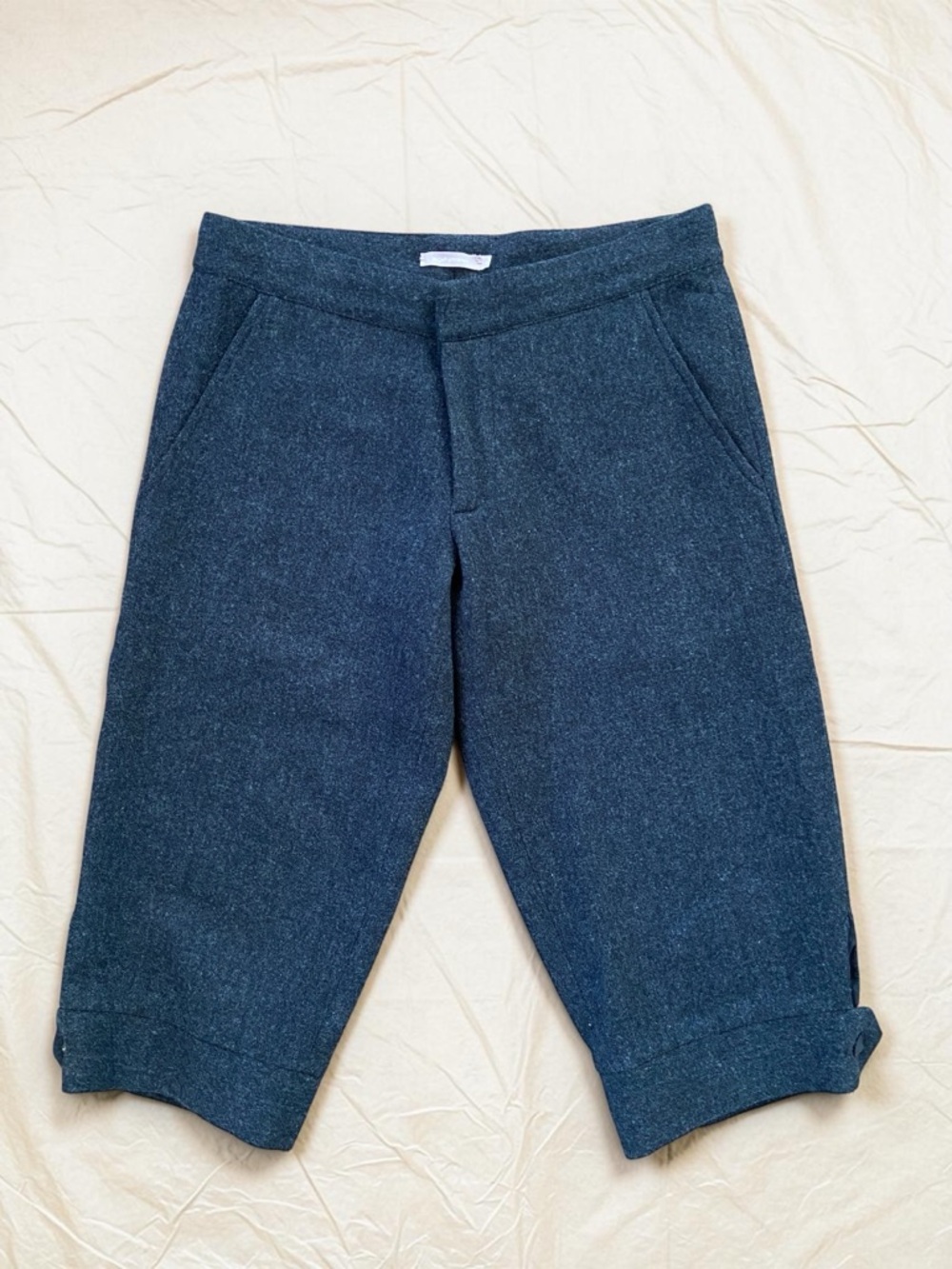 Pegah Anvarian Wool Capri Knicker Pants